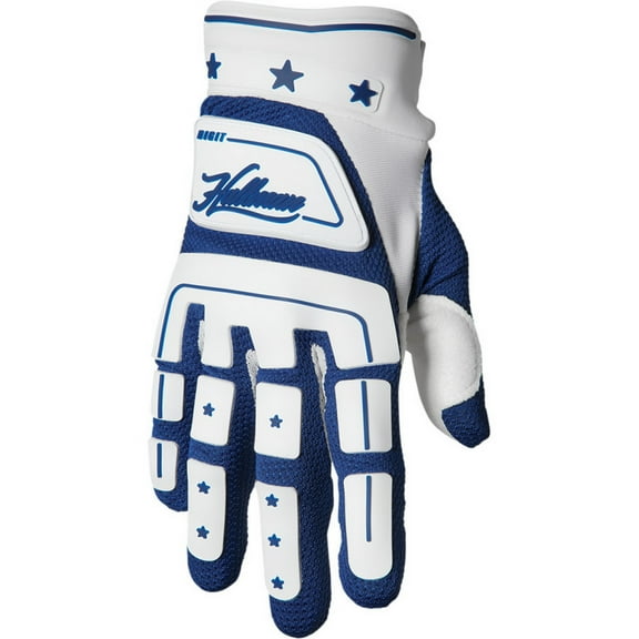 Thor Hallman Digit Mens MX Offroad Gloves White/Navy SM
