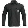 thumbnail image 1 of Thor Hallman Mens Motorcycle Riding Overshirt Black MD, 1 of 2