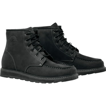 Thor Hallman Towner Mens Leather Motorcycle Riding Boots Black 11.5 USA