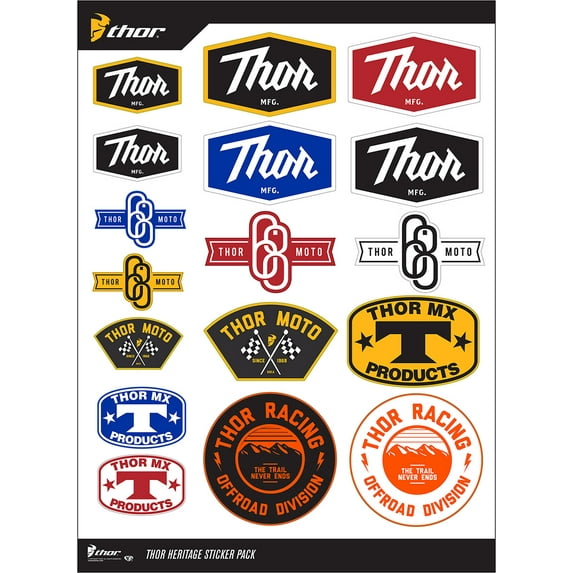 Thor Heritage Decal Sheet 2015 Assorted