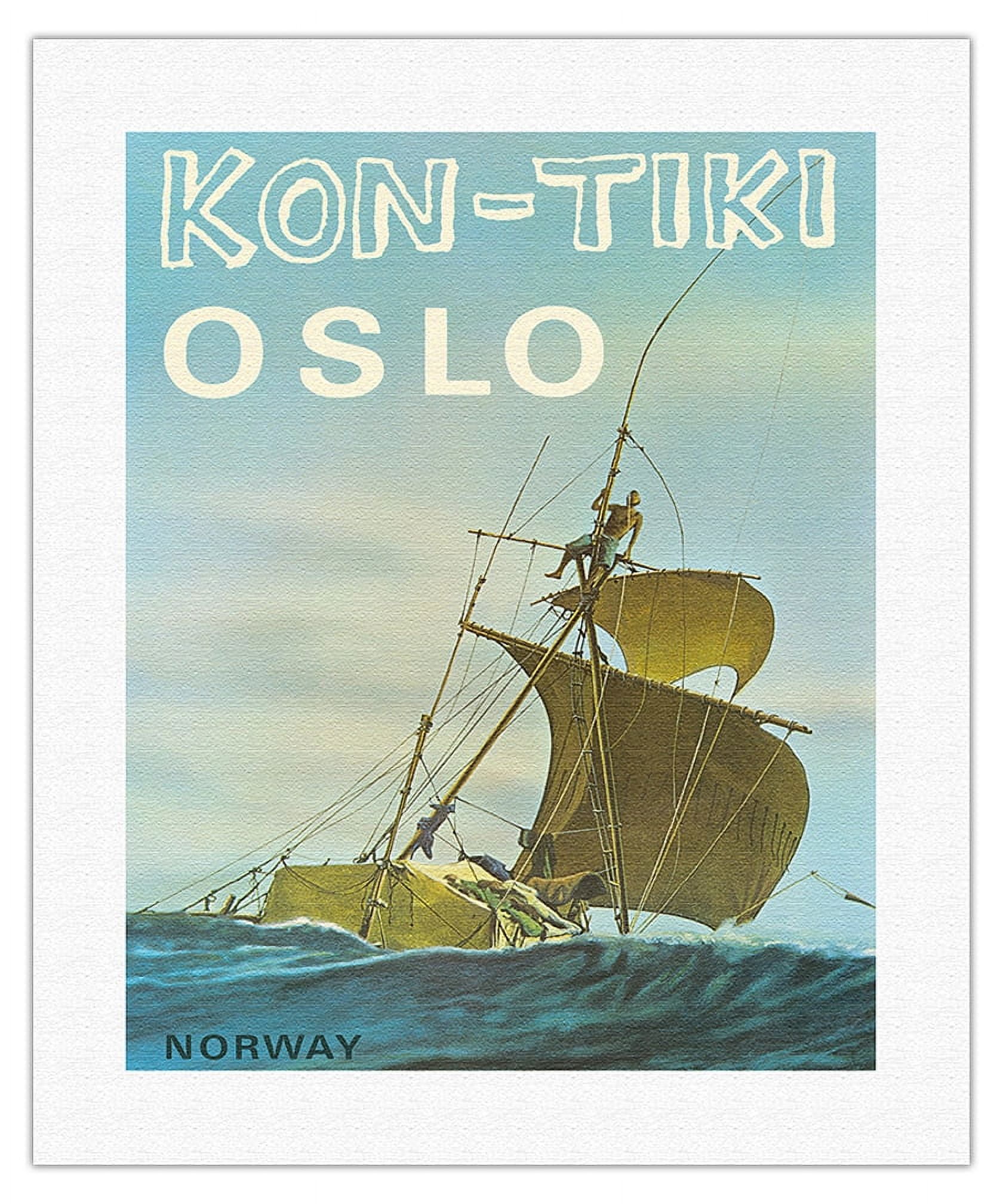 Thor Heyerdahl’s Kon-Tiki - 1947 Expedition - Oslo Norway - Vintage ...