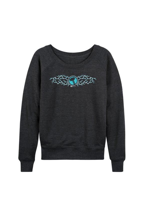 - Horizontal - Women's French Terry Long Sleeve Pullover