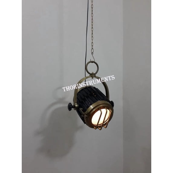 Thor Industrial Heavy Spot Pendant Lamp Light With Hanging Chain