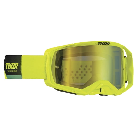 Thor Injection Molded Frame, Adjustable, Yellow, Off-Road Goggles