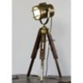 thumbnail image 1 of Thor Instruments Antique Brass Spot Light Retro Searchlight With Tripod Stand Spotlight Table lamp Home Decor gift, 1 of 2