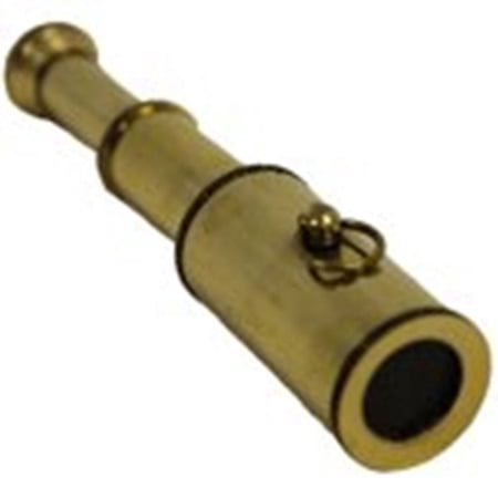 Thor Instruments Co 3" Handheld Brass Telescope - Pocket Sized Scope - Nautical Decor Toy Rustic Vintage Home Decor Gifts