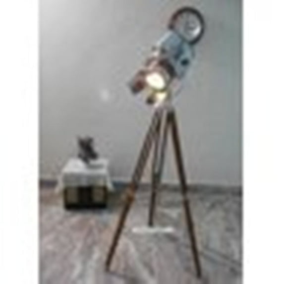 Thor Instruments Designer Nautical Spot Light Tripod Floor Lamp Searchlight Vintage Home Decor Gift