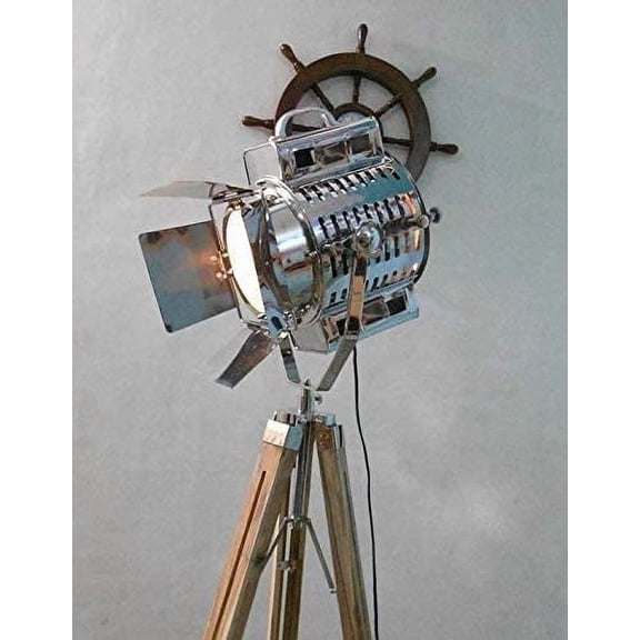 Thor Instruments  Hollywood Studio Vintage Design Industrial Tripod Floor Lamp Nautical tripod lighting
