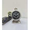 thumbnail image 1 of Thor Instruments Marine Clock,18cm Round Table Clock, Non-Ticking Silent Metal Small Clock,Classic Retro Style Quartz Clock, Battery Alarm Clock,Desk Cupboard, 1 of 3