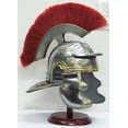 thumbnail image 1 of Thor Instruments Medieval Roman Officer Centurion Helmet Historical Armor Helmet with Red Plume Home Decor gift, 1 of 8