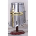 thumbnail image 1 of Thor Instruments Medieval Templar Crusader Knight Helmet Replica Halloween Costume Home Decor Gift, 1 of 4
