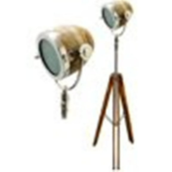 Thor Instruments Nautical Design Wooden Searchlight Tripod Lamp Home & Office Home Decor Gift
