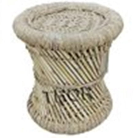 Thor Instruments Nautical Hand makers Natural Hand Made Bamboo Muddha Stool Home & Garden Decor Gift