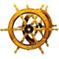 thumbnail image 1 of Thor Instruments Nautical Handcrafted Natural Wooden Ship Wheel Home Wall Decor 18 Inches, 1 of 3