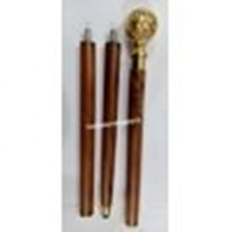 Thor Instruments Nautical Walking Stick Brass Cane Wooden Nautical