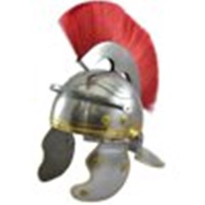 Thor Instruments Roman Centurion Armor Helmet with Red Plume SCA LARP Reenactment Roman Centurion Helmet