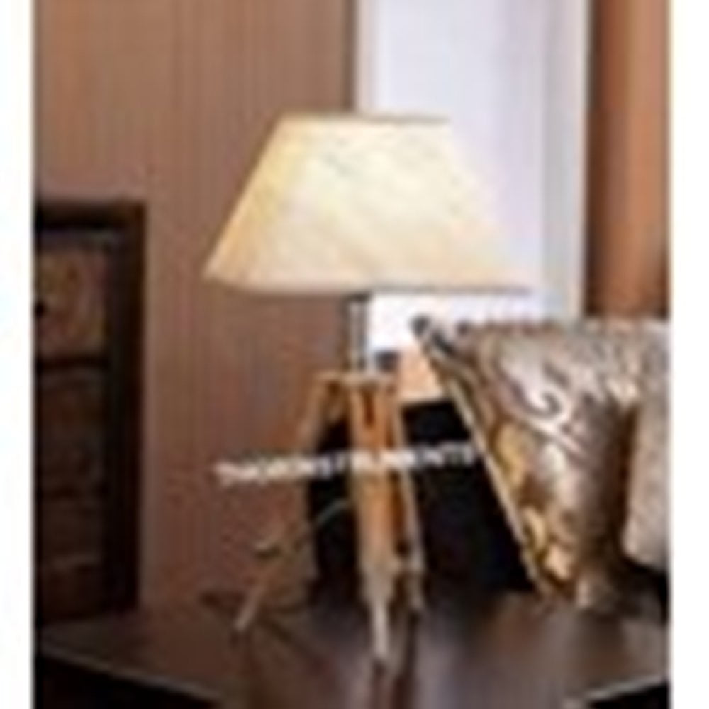 Thor Instruments Surveyor Tripod Table lamp Natural Home Decor Gift ( Lamp Shade not Included