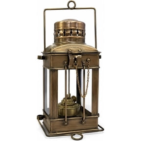 Thor Instruments Vintage Brass Antique Nautical Miner Ship Lantern Oil Lamp Maritime Lamp , Best Gift Item , Best Lighting Item