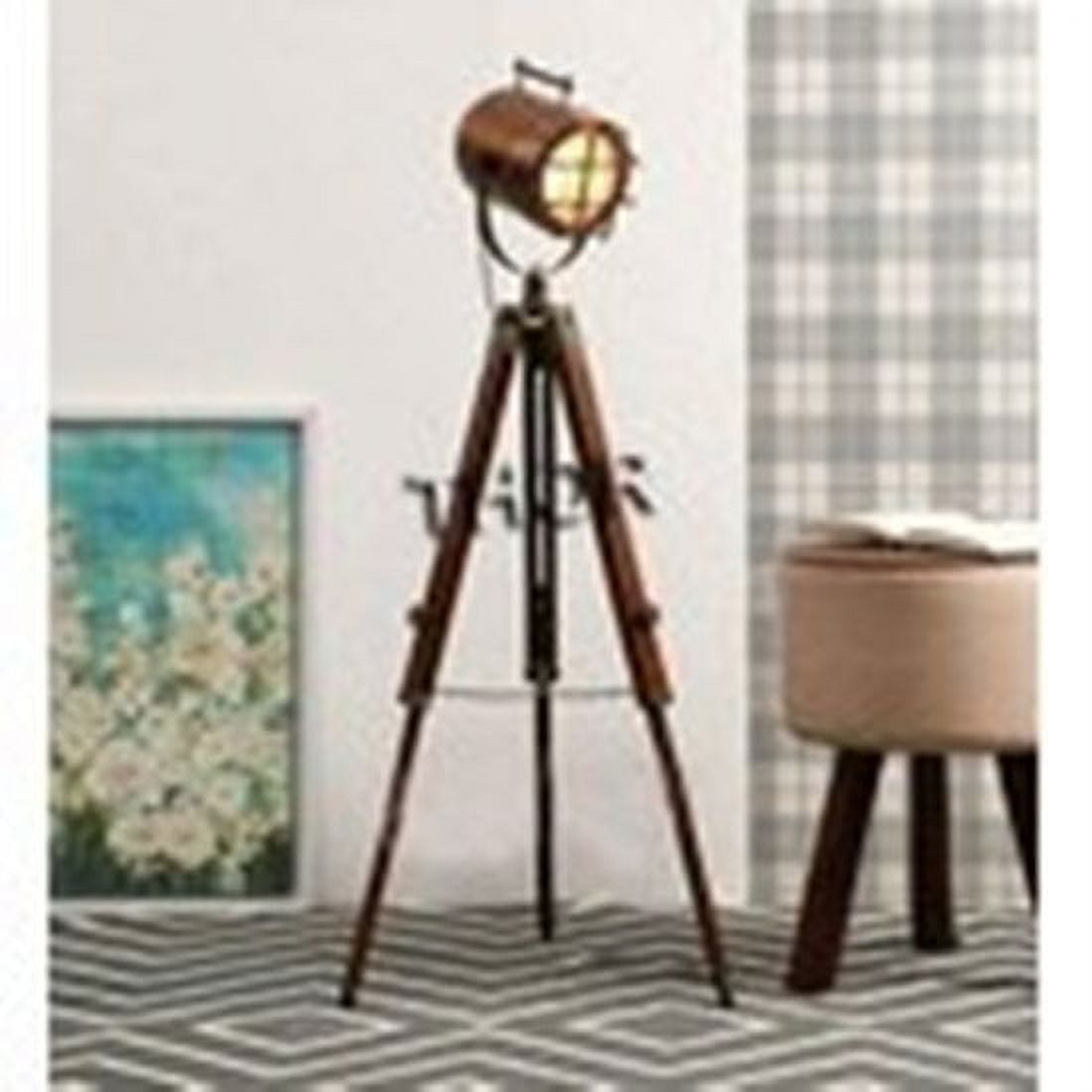 White and copper spot tripod floor lamp 2025