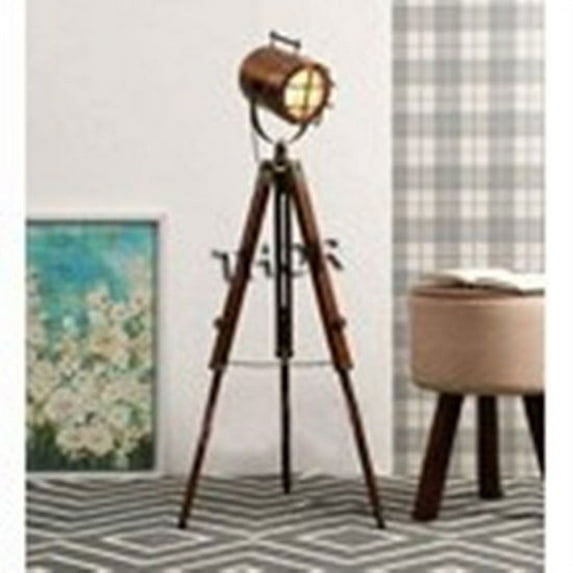 Thor Instruments Vintage Nautical Copper Spot Light Searchlight Tripod Floor Lamp Home Decor Rustic Vintage Home Decor Gifts