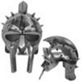 thumbnail image 1 of Thor Instruments Western Fashion Armor Helmet Gladiator Maximums Decimus - ST replica Halloween Costume Home Decor Gift, 1 of 4