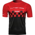 thumbnail image 1 of Thor Intense Chex Mens MTB Mountain Bike Jersey Red/Black LG, 1 of 2