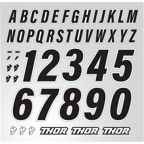 Thor Jersey Iron-on ID Kit