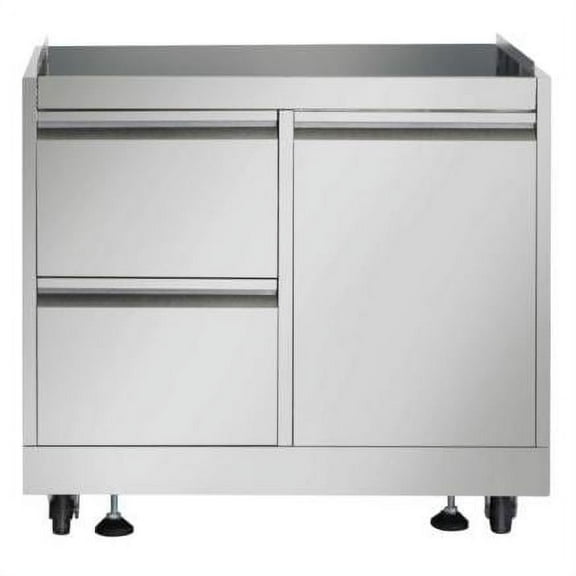Thor Kitchen 32'' Outdoor Grill Cabinet with Storage Drawers, Stainless Steel