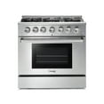 thumbnail image 1 of Thor Kitchen 36 Inch Professional Gas Range in Stainless Steel-HRG3618U, 1 of 3