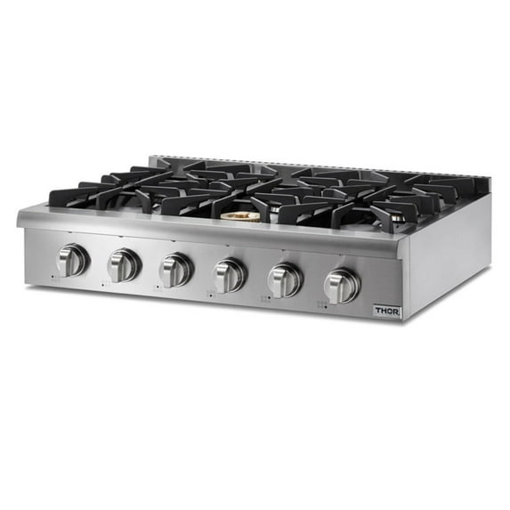 Thor HRT3618U Professional 6 Burner Rangetop In Stainless Steel