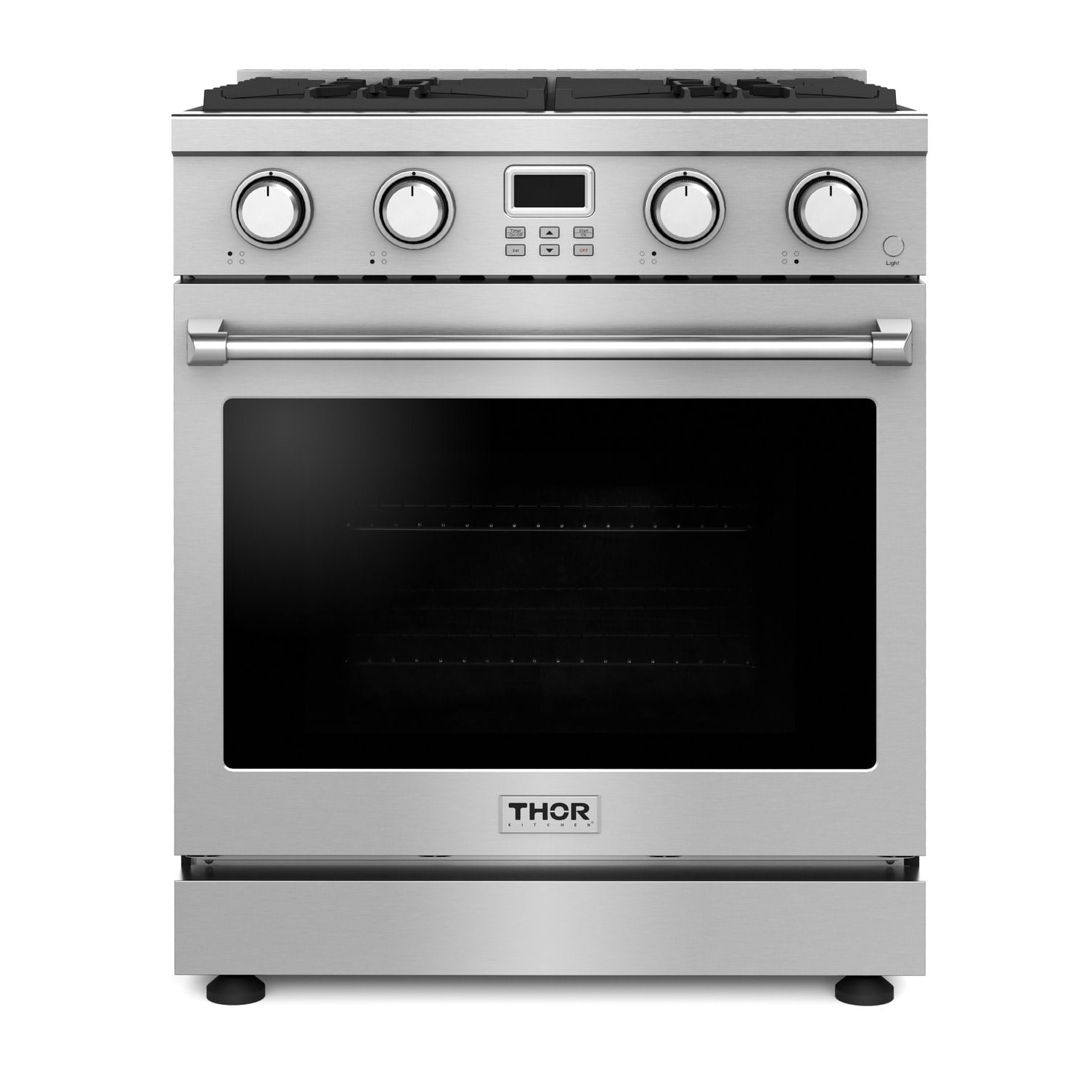 30" Stainless Steel Free-Standing Convection Gas Range
