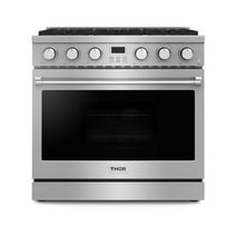 Thor Kitchen Arg36 A Series 36" Wide 6 Cu. Ft. Free Standing Gas Range - Stainless Steel