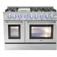thumbnail image 1 of Thor Kitchen HRD4803U 48 in. Professional Stainless Steel Dual Fuel Range, 1 of 7