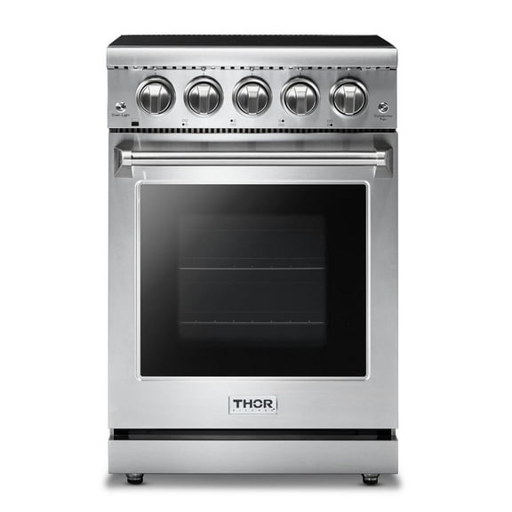 Thor Kitchen Hre2401 24" Wide 3.73 Cu. Ft. Capacity Freestanding Professional Electric