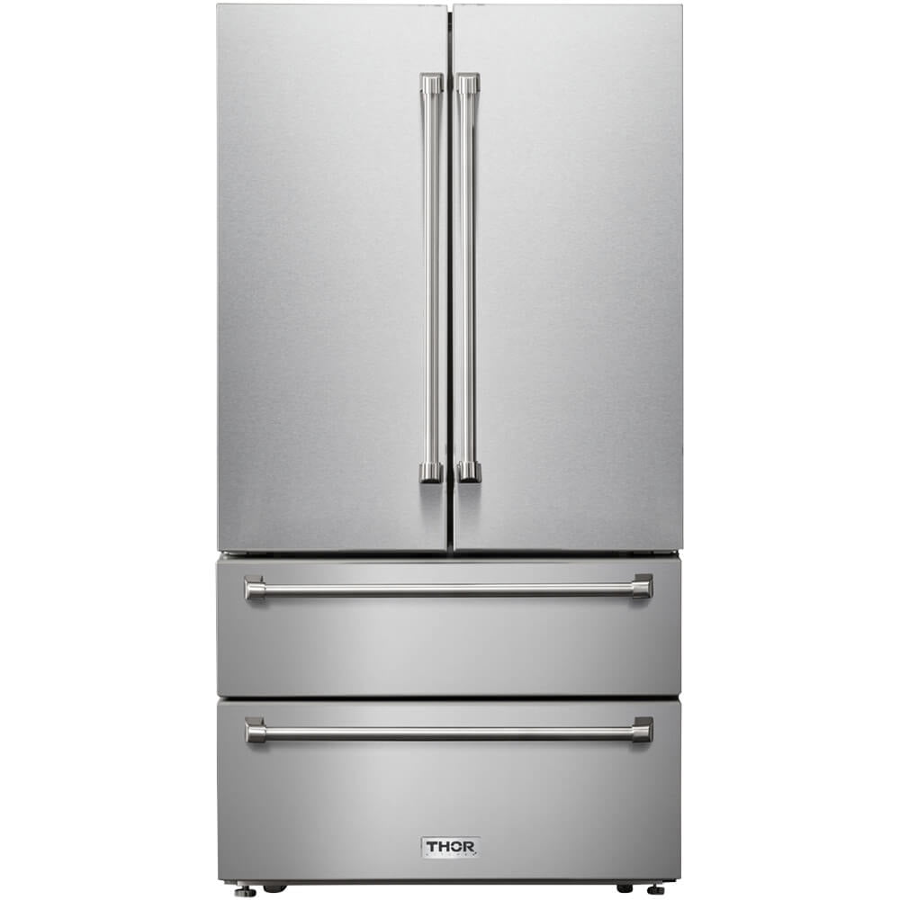 Thor 36" Stainless Steel French Door Refrigerator with Ice Maker