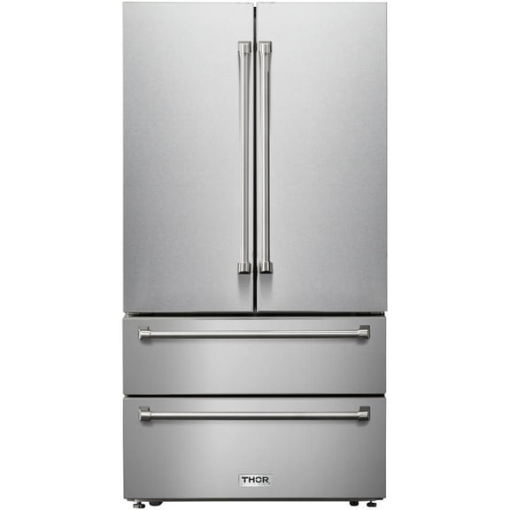 Thor Kitchen Trf3602 36 Inches Wide 22.5 Cu. Ft. Energy Star Certified French Door Refrigerator