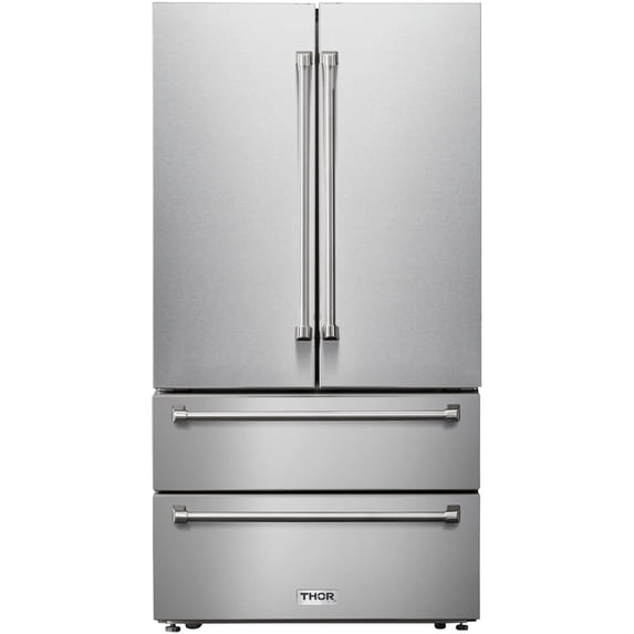Thor Kitchen Trf3602 36 Inches Wide 22.5 Cu. Ft. Energy Star Certified French Door Refrigerator