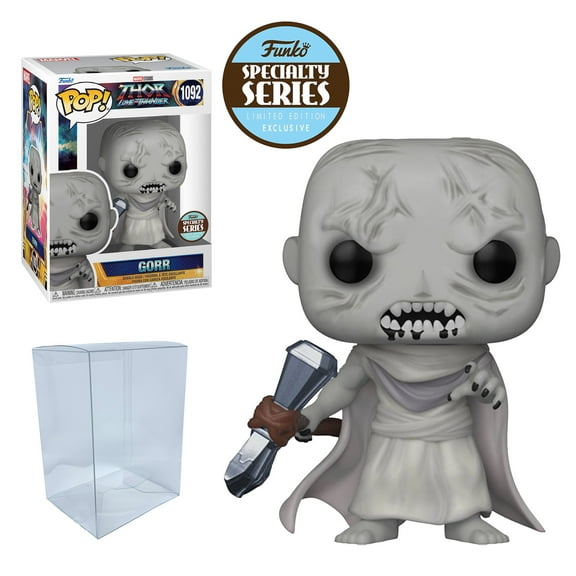 Thor: Love and Thunder - Gorr Specialty Series #1092 Funko Pop + Blue Salamander Emporium Plastic Protective Case