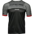 thumbnail image 1 of Thor Men's Black and Heather Gray Intense MTB Short Sleeve Jersey, XS, 1 of 2