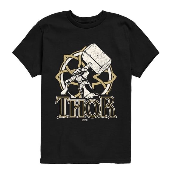 Thor - Norse Hammer - Youth Boys Short Sleeve Graphic T-Shirt