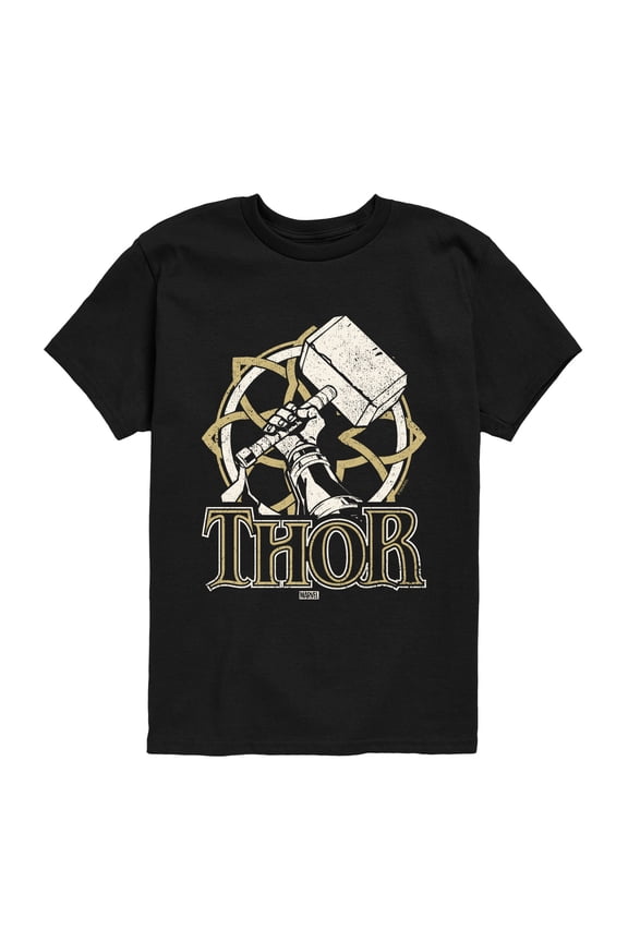 - Norse Hammer - Youth Boys Short Sleeve Graphic T-Shirt