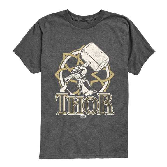 Thor - Norse Hammer - Youth Boys Short Sleeve Graphic T-Shirt