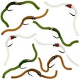 thumbnail image 1 of Thor Outdoor 9 Pc Squirmy Wormy Set, Tan-White-Olive Size #10 - Barbless Wet Worm Fly Fishing Flies for Trout, Panfish, Bass, 1 of 8