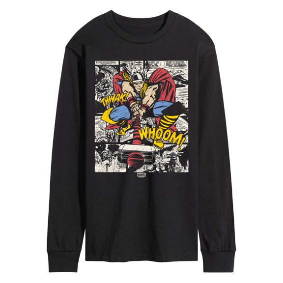 Thor - Panels - Men's Long Sleeve Graphic T-Shirt
