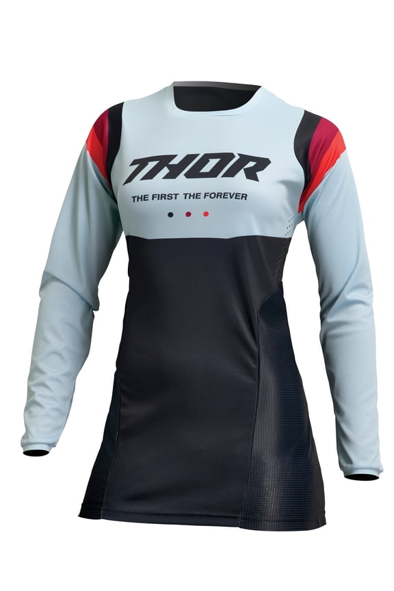 Pulse Rev Womens MX Offroad Jersey Black/Mint XL