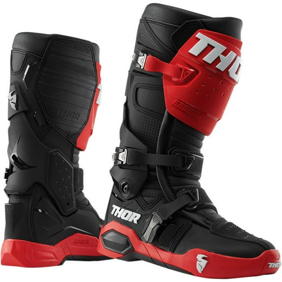 Thor Radial Mens MX Offroad Boots Red/Black 14 USA