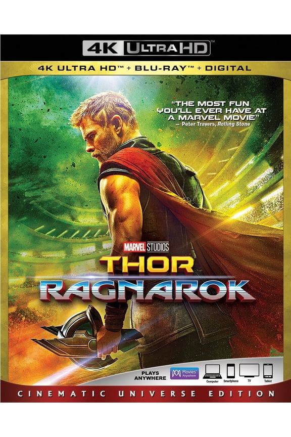 Thor: Ragnarok (Cinematic Universe Edition) (4K Ultra HD + Blu-ray + Digital)