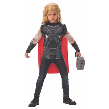 Avengers Age Of Ultron Child's Costume T-Shirt & Mask Set - Small, Officially Licensed Marvel Party Outfit