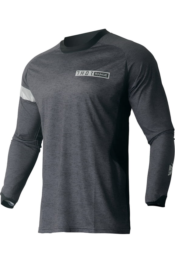 Range Mens MX Offroad Jersey Black/Heather XXL