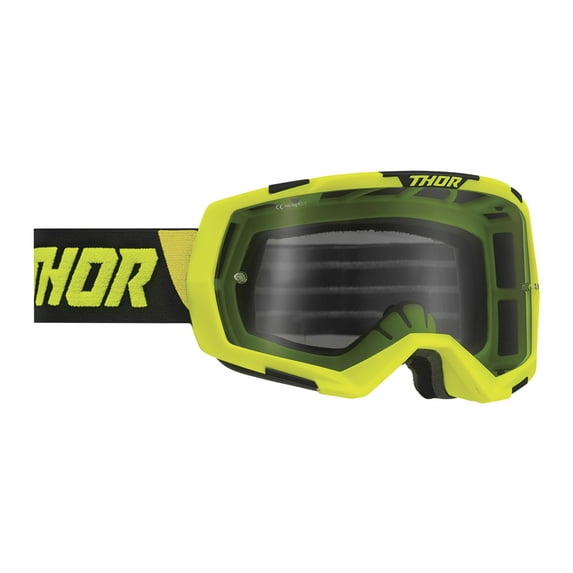 Thor Anti-Fog And Scratch Resistant, Yellow, Off-Road Goggles